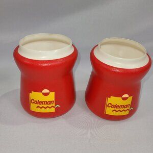 Coleman Tuffoams Can Drink Cozie Holder Cozy Coozy Set 2 Vintage 1990s Sleeve